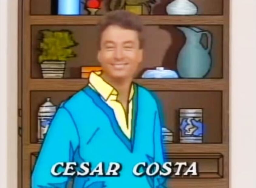 En “Papá soltero”, ¿César Costa era viudo o divorciado?