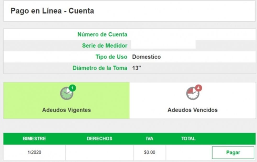 Cómo pagar tu recibo de agua en línea