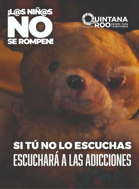 Campaña "Los niños no se rompen". Foto: Especial