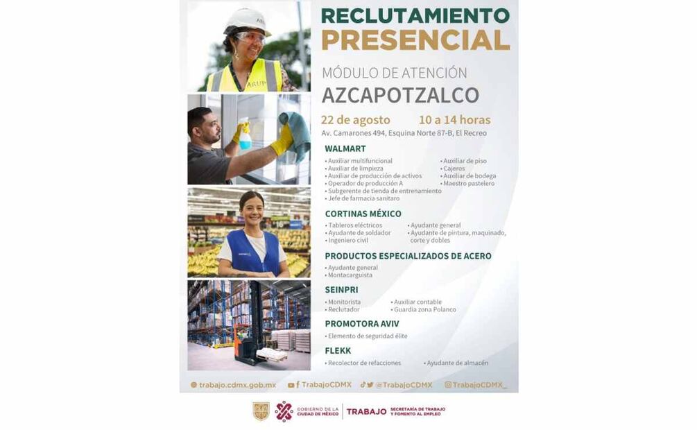 Participarán en estas Microferias empresas, como Walmart, Hoteles y Villas Santa Fe, Hospital San Ángel Inn Sur, Empresa de Jardinería Huatan, Fresco La Comer, Nissan, Cyvsa Mantenimiento, Ciudad Maderas, Hasbro City, Pinfra y Limporium. Foto: Especial