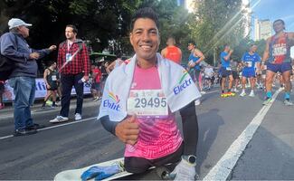Atletlas paralímpicos elogian la nueva ruta del Medio Maratón de la CDMX