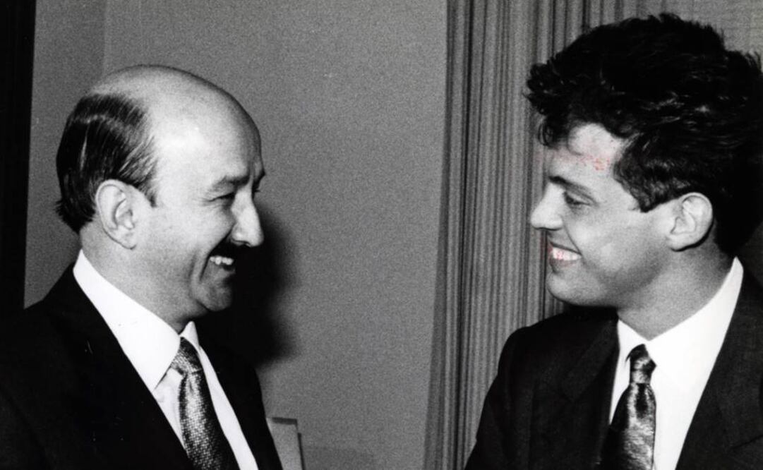 El ex presidente Carlos Salinas junto a Luis Miguel  FOTO: FOTOTECA EL UNIVERSAL