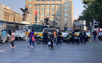 Cerco policiaco frena paso a caravana de damnificados por huracán Otis hacia Palacio Nacional 