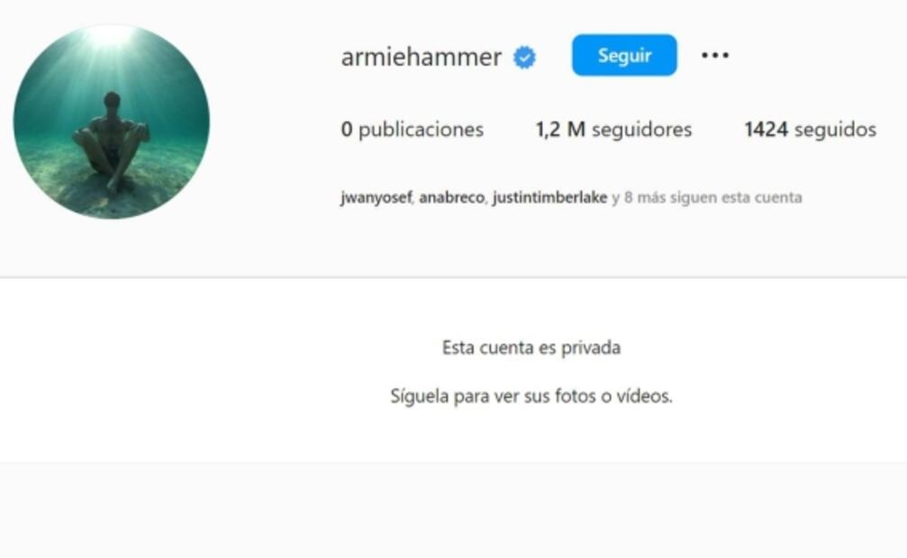 Armie Hammer rompe el silencio: dice que abuso sufrió a los 13 años que marcó su conducta sexual