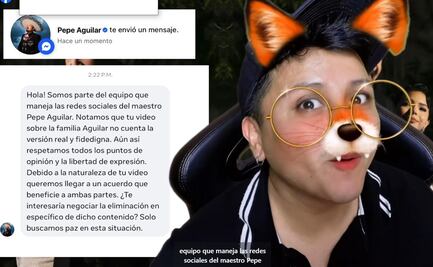 Acusa a Pepe Aguilar de intimidación; influencer revela amenazas tras video polémico