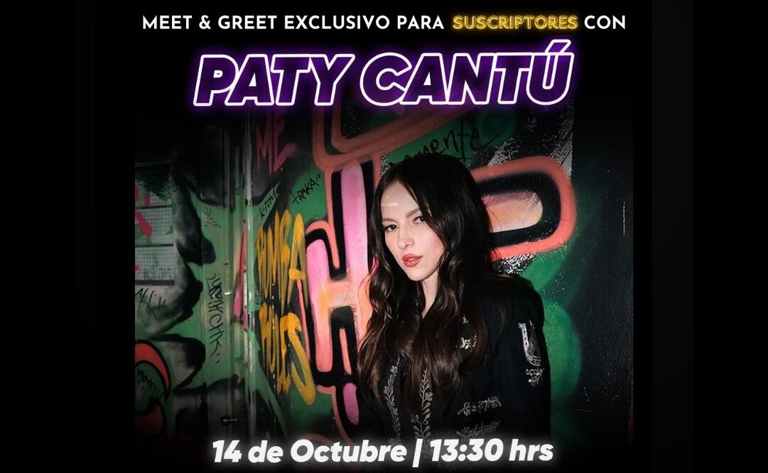 Paty Cantú participará en una convivencia exclusiva con suscriptores de EL UNIVERSAL.  |   Foto: EL UNIVERSAL.