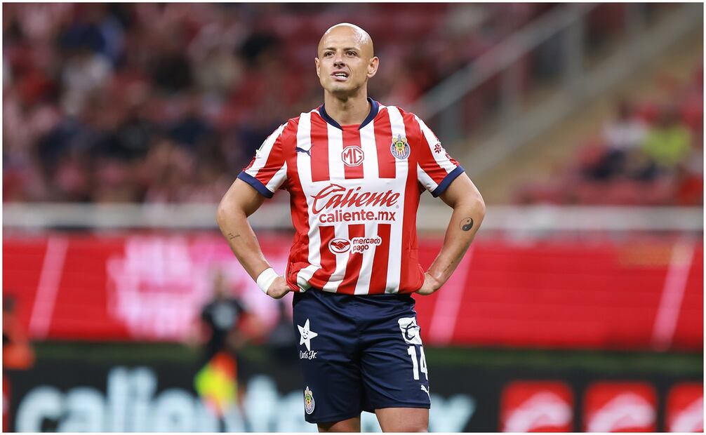 Javier Hernández con el Guadalajara Foto: Imago7