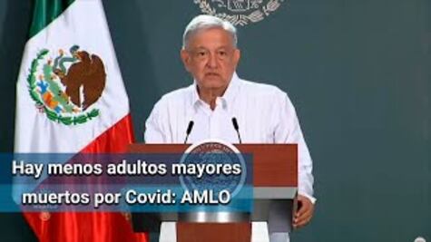 En México han muertos menos adultos mayores por Covid que en otros países: AMLO