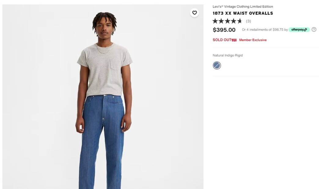 Foto: Captura de pantalla Levi's
