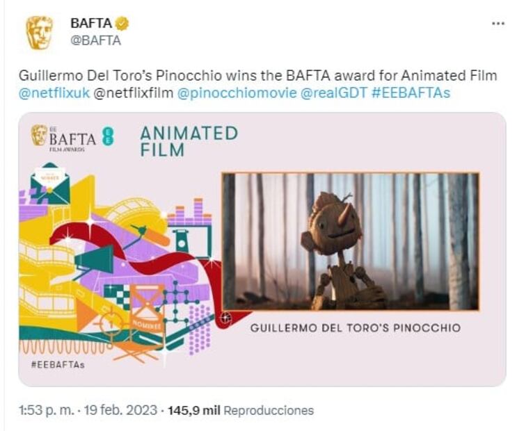 Guillermo del Toro: ¿Qué premios ha ganado Pinocchio y a qué otros está nominado?