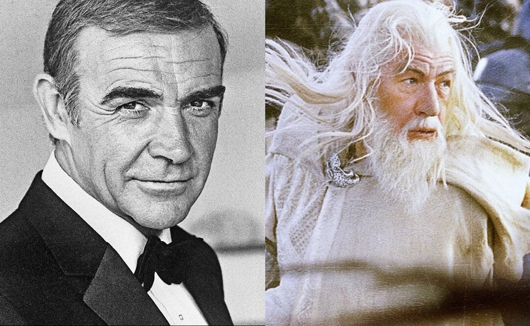 Foto: Sean Connery/ Ian McKellen interpretando Gandalf. Foto: REUTERS/AFP