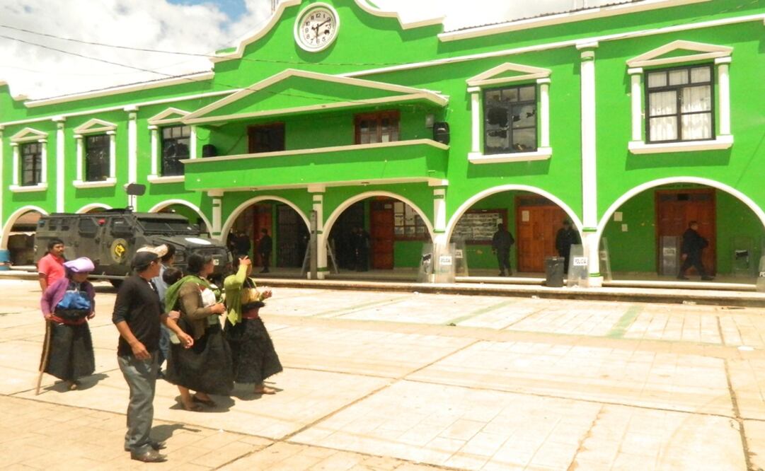 Ayuntamiento de Chamula, Chiapas en malas condiciones Foto: Archivo/ EL UNIVERSAL