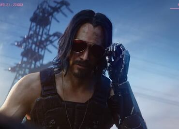 Keanu Reeves impacta con brazo robótico en "Cyberpunk 2077"