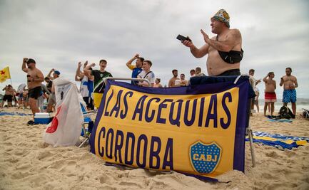 Pelea entre aficionados de Boca Juniors y Fluminense se desata en Río de Janeiro