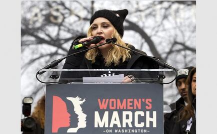 "F*** you", le grita Madonna a Trump en Marcha de las Mujeres