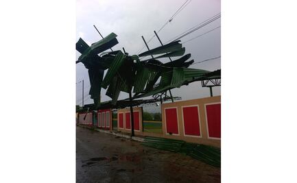 Tormenta deja 150 viviendas dañadas en Veracruz 