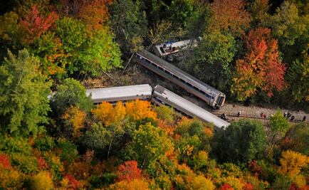 Descarrila tren de pasajeros en Vermont; hay 7 heridos