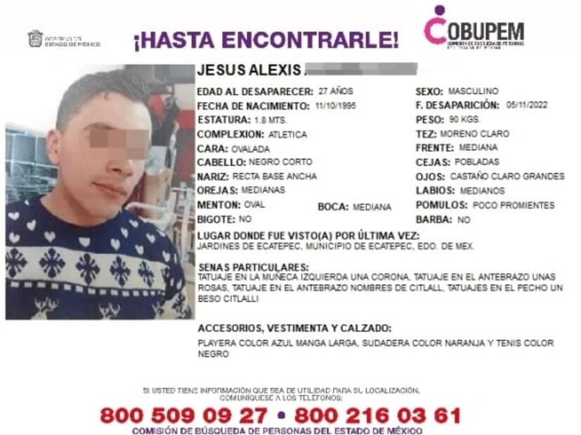 Detienen a Jesús Alexis, novio de Mónica Citlalli, por feminicidio de la maestra de inglés