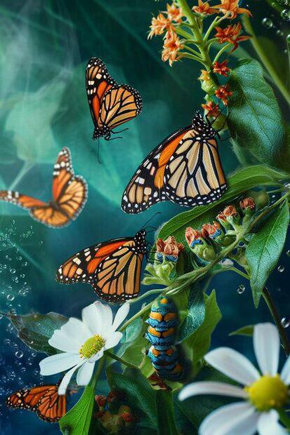 El cambio climático está reescribiendo las reglas de las migraciones de las mariposas. Fuente: Freepik.