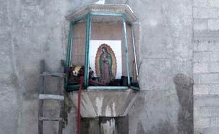 Hallan toma clandestina en altar a la Virgen