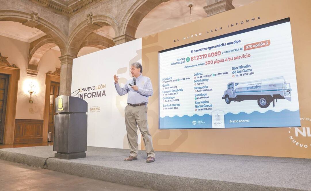 Juan Ignacio Barragán dijo que la próxima semana se darán a conocer los detalles de los pozos que estarán a disposición del uso público. Foto: Especial.