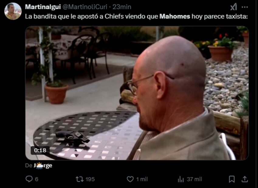 Los MEJORES MEMES de la desastrosa actuación de Patrick Mahomes en la primera mitad del Super Bowl LIX