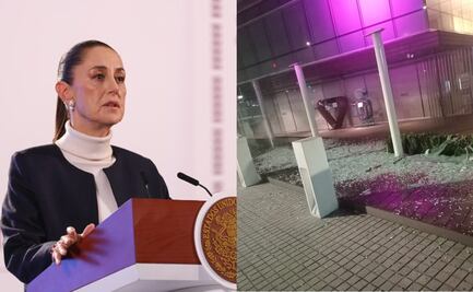 Niega Claudia Sheinbaum relación de actos vandálicos contra el INAI con dichos de AMLO; acusa corrupción