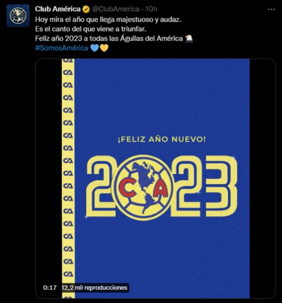 Llegó el 2023 y así festejaron los cuatro grandes de la Liga MX el año nuevo
