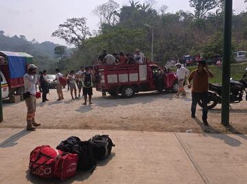 Desplazados permanecen en albergues tras cinco días de abandonar Tila, Chiapas