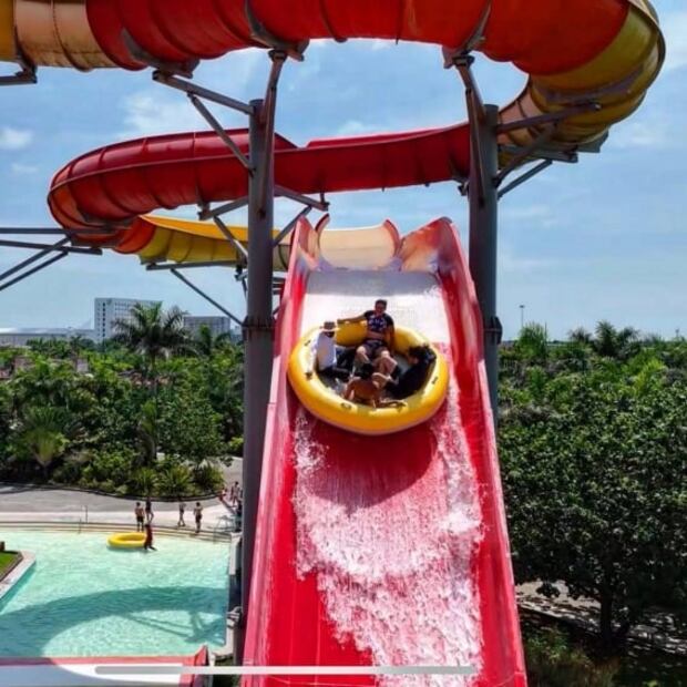 Aquatico Inbursa, el balneario de Veracruz con toboganes extremos