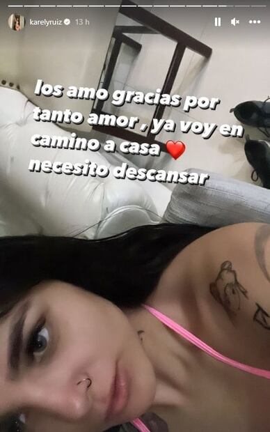 Karely Ruiz sufre accidente automovilístico en su pre cumpleaños