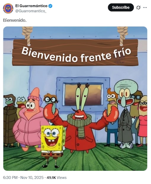 Muchos internautas ya han compartido en las redes sociales sus mejores memes. Foto: Captura de pantalla X.