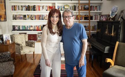 Paco Ignacio Taibo II visita a Cristina Kirchner en Argentina en medio de su condena domiciliaria