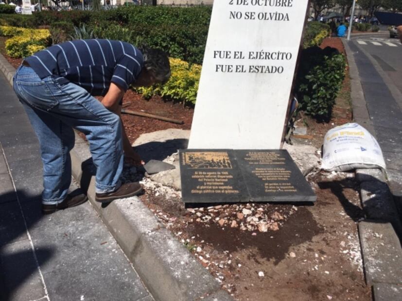Minuto x minuto. Marcha conmemorativa del 2 de Octubre en CDMX