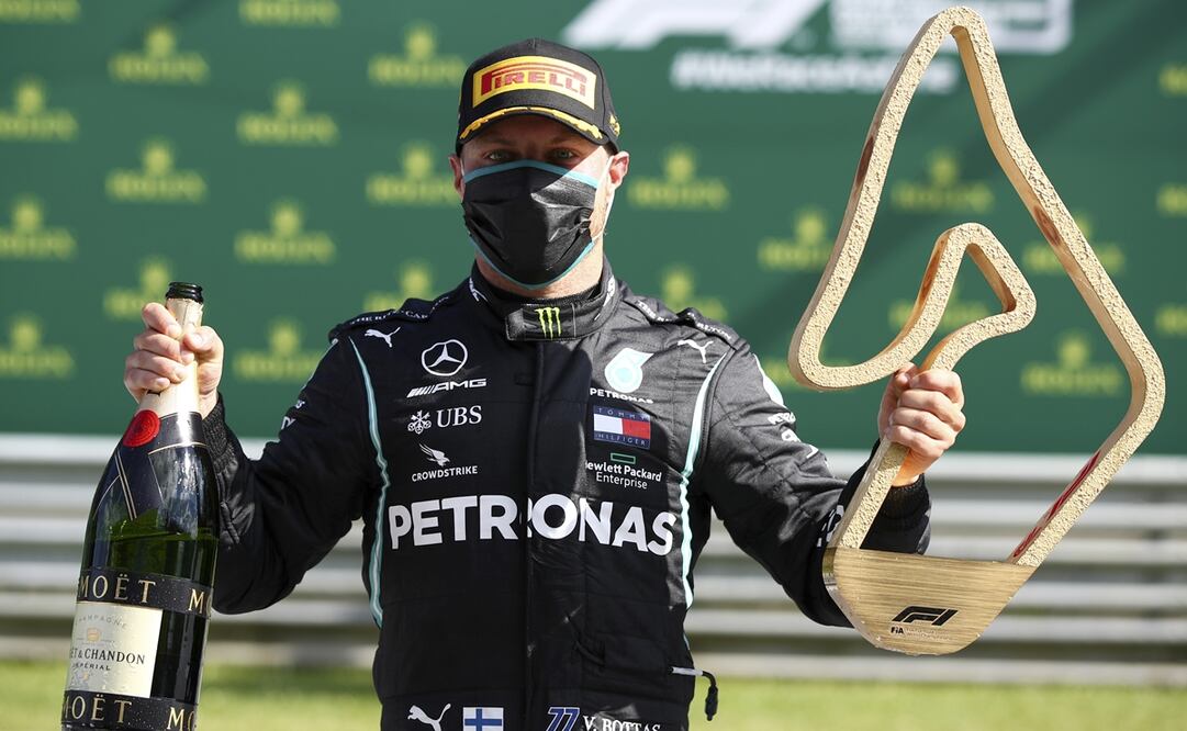 Valtteri Bottas triunfó en el Gran Premio de Austria AP)