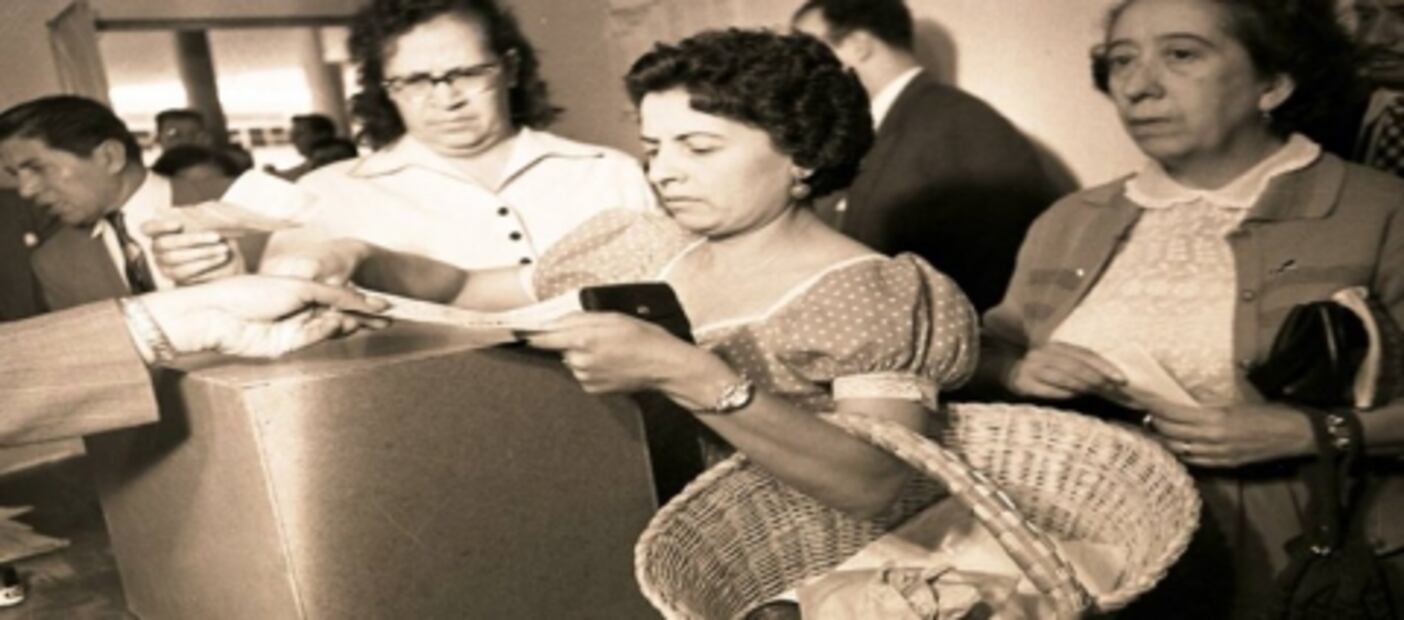 Mujeres en México votan por primera vez. Fuente: Comisión Nacional de Derechos Humanos