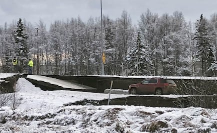 Sismos de gran potencia deforman carreteras de Alaska