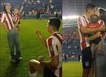 VIDEO: Jugador del Tapatío pide matrimonio a su novia tras conquistar el Campeón de Campeones