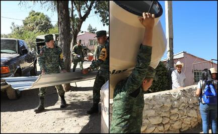 Reponen artículos a familias afectadas por detención de Ovidio Guzmán en Jesús María