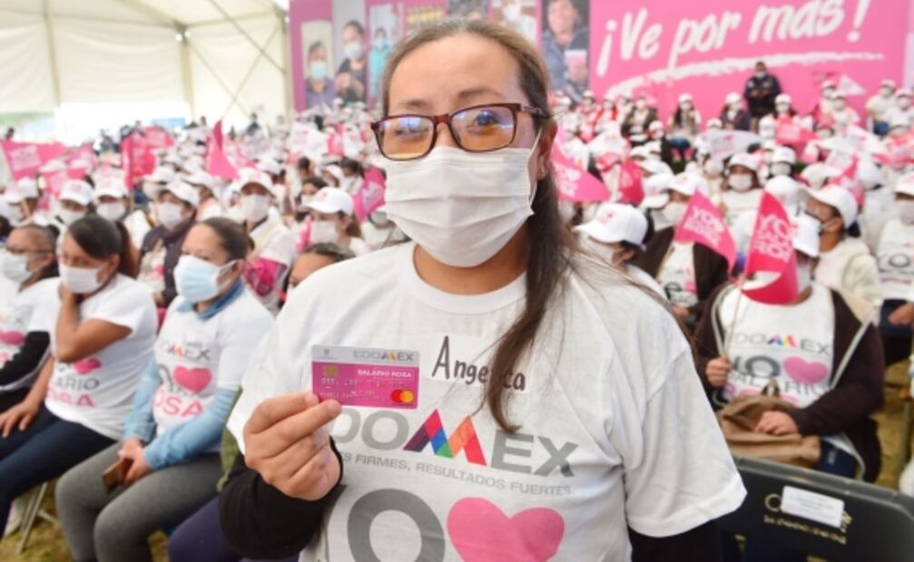 Del Mazo reanuda entrega de tarjetas de Salario Rosa en municipios de Edomex