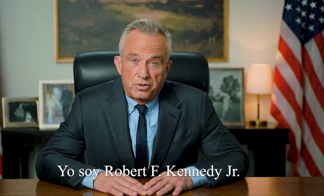 Robert F. Kennedy Jr., candidato independiente en Estados Unidos, compartió un video de 12 minutos. Foto: tomada de video