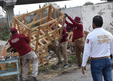 Retiran a recolectores de residuos asentados en el Gran Canal en Ecatepec