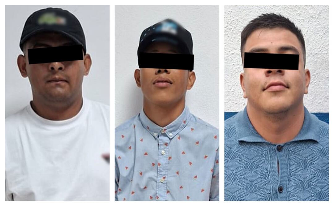 Caen tres de la Unión Tepito en GAM; tenían droga y cartuchos útiles. Foto: Especial