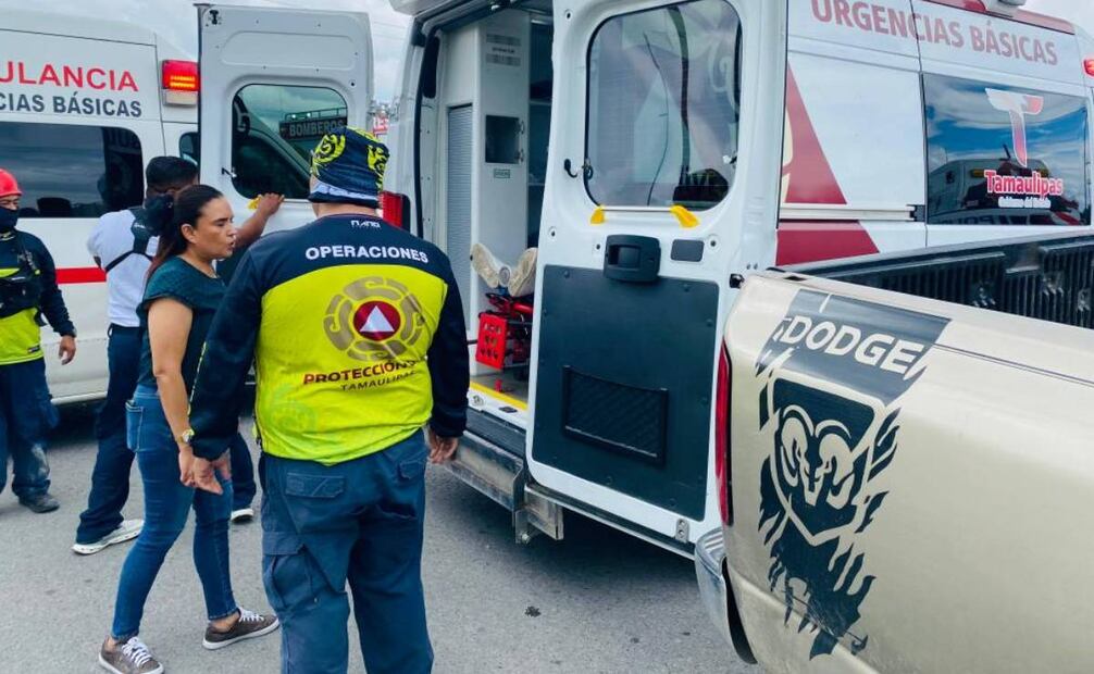 Elementos de emergencia atienden a los lesionados (09/09/2025). Foto: Especial