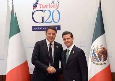 Italia expresa a EPN interés por invertir en México