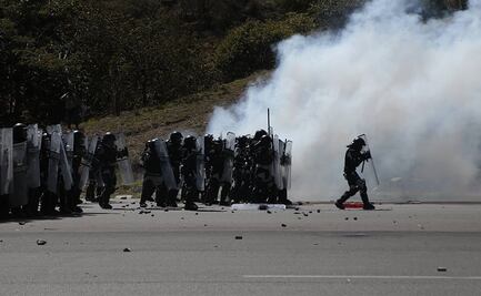 Reportan 14 elementos heridos de la GN tras enfrentamiento con normalistas de Ayotzinapa