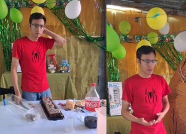 "No te agüites carnal", hombre hace gran fiesta para celebrar el cumpleaños de su hijo y no se lo prestan
