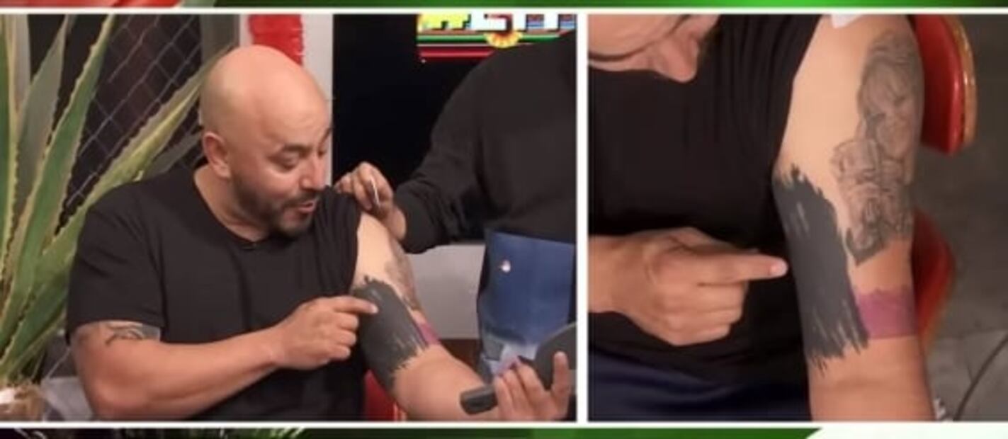Lupillo Rivera convierte el tatuaje de Belinda en un tributo a su hermana Jenni