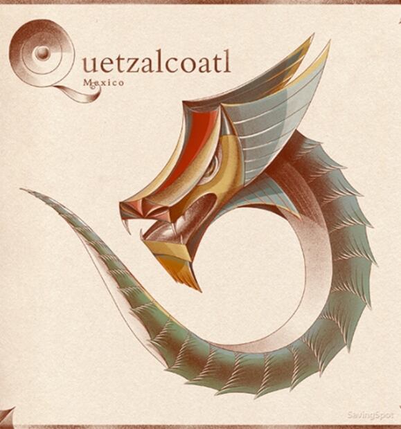 Este mapa te dice cuál es la criatura mitológica más famosa de cada país