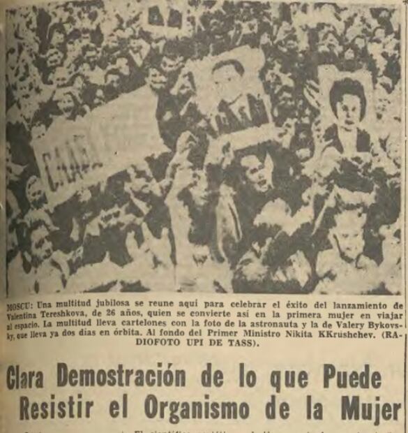 Rumores sobre idilios espaciales y el desprecio de EU: Así fue el lanzamiento de la primera mujer al espacio